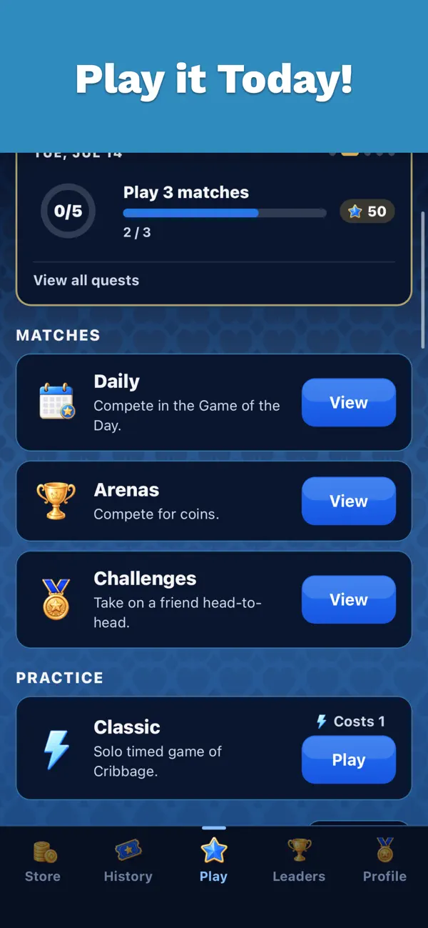 Screenshot #3 pour Cribbage Blitz