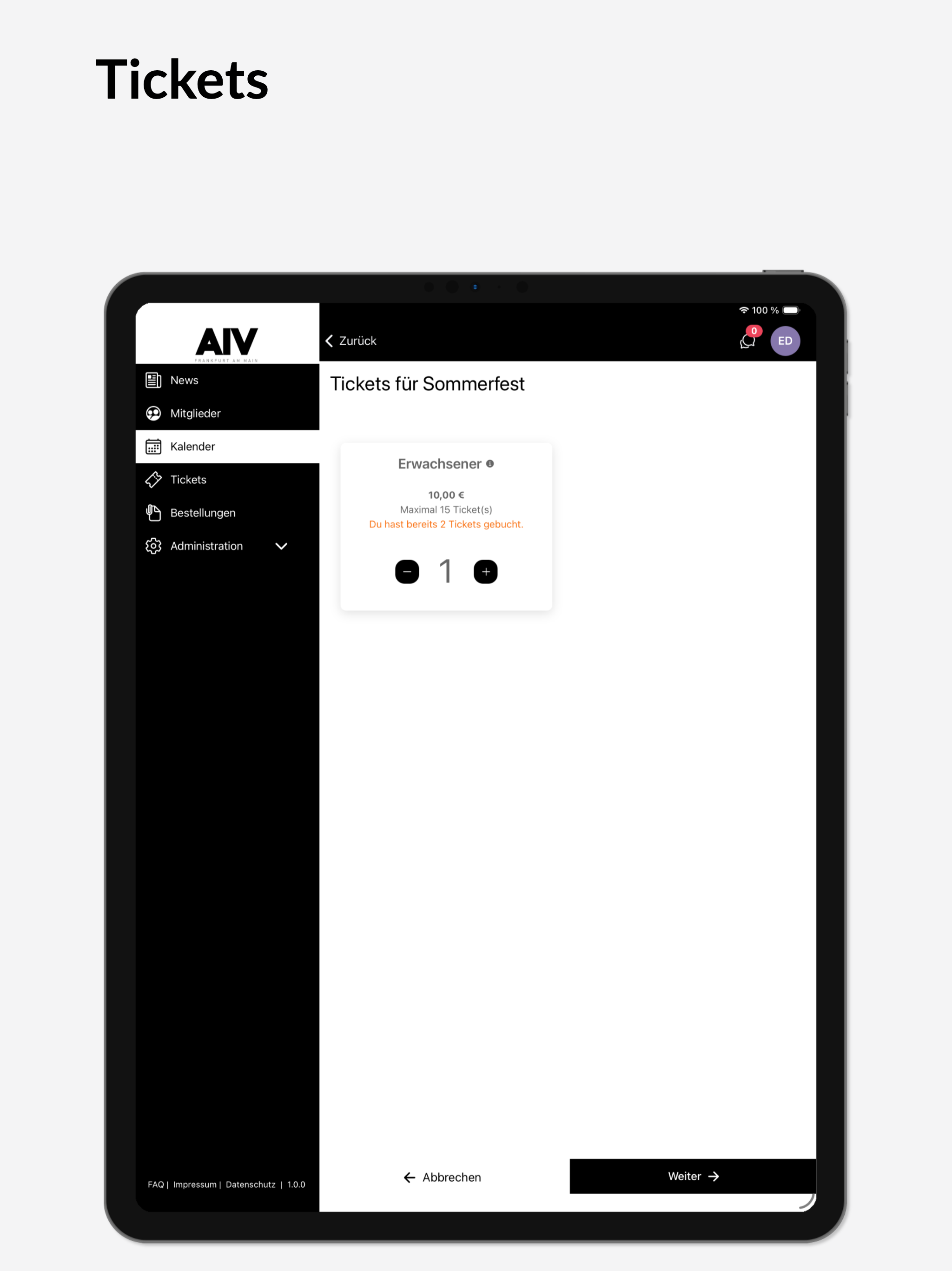 AIV Frankfurt screenshot 10
