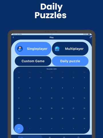 Chess Puzzles Multiplayer Game iPad screenshot