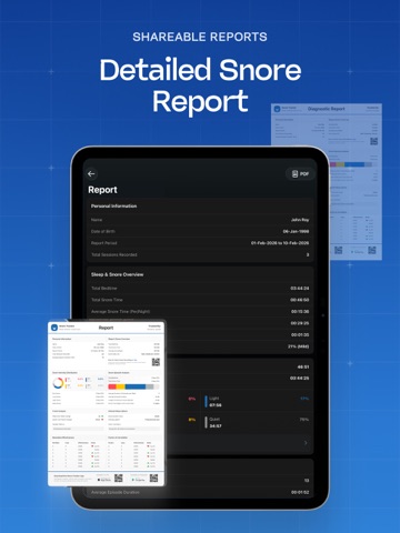 SnoreIQ - Snoring Tracker iPad screenshot
