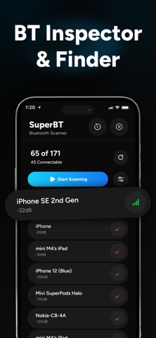 Bluetooth Scanner - SuperBT screenshot