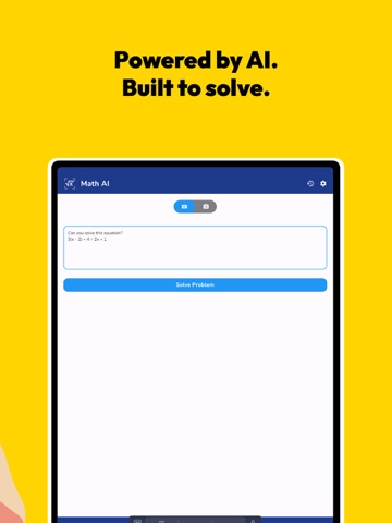 Math Problem Solver Easy AI iPad screenshot