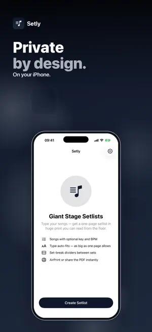 Setly: Setlist Maker screenshot 3