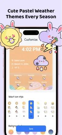 CuteWeather: Screenshot 2 von 9