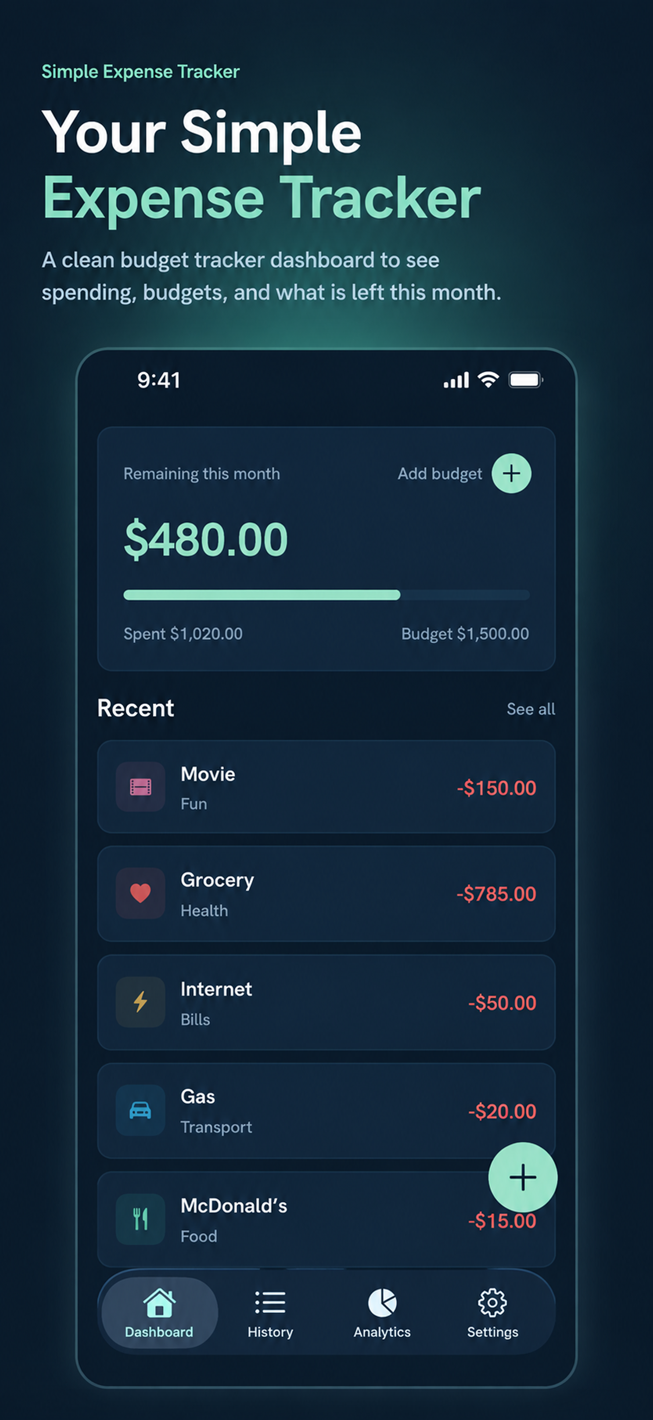 Simple: Expense Tracker