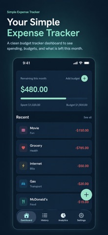 Simple: Expense Tracker Screenshot 6 of 6