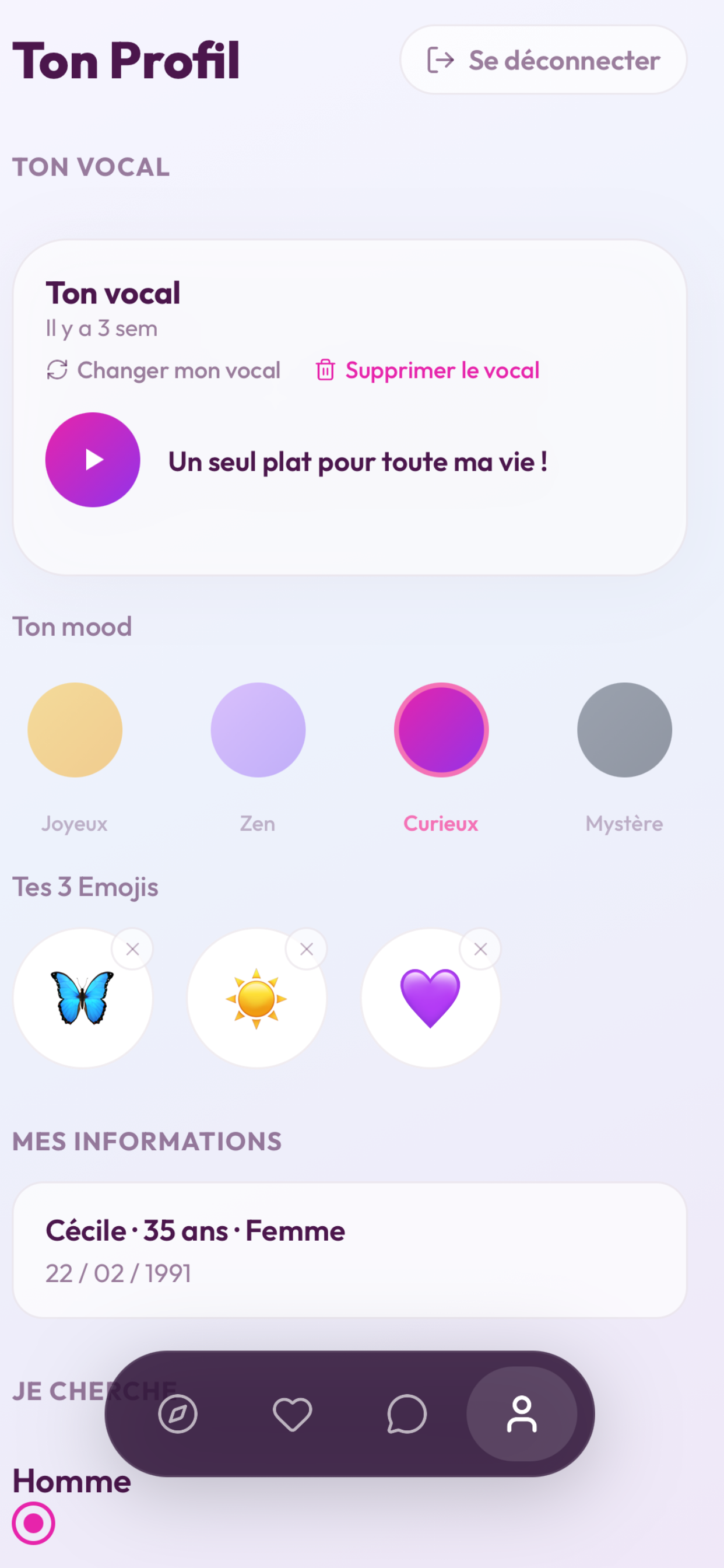 Lovoice - Dating 100% vocal screenshot 5
