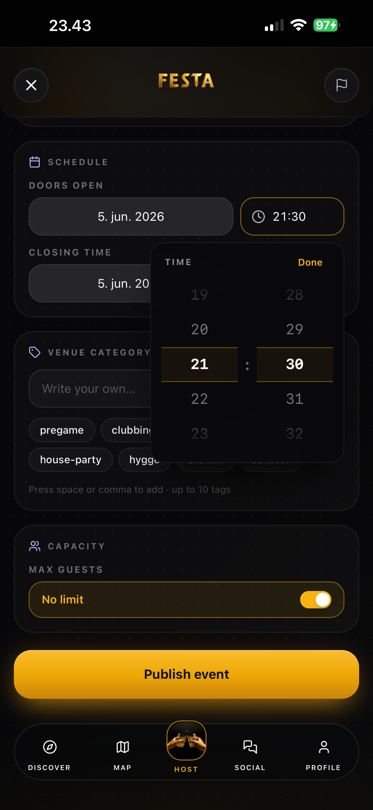 FESTA - Social Events & Venues screenshot 8