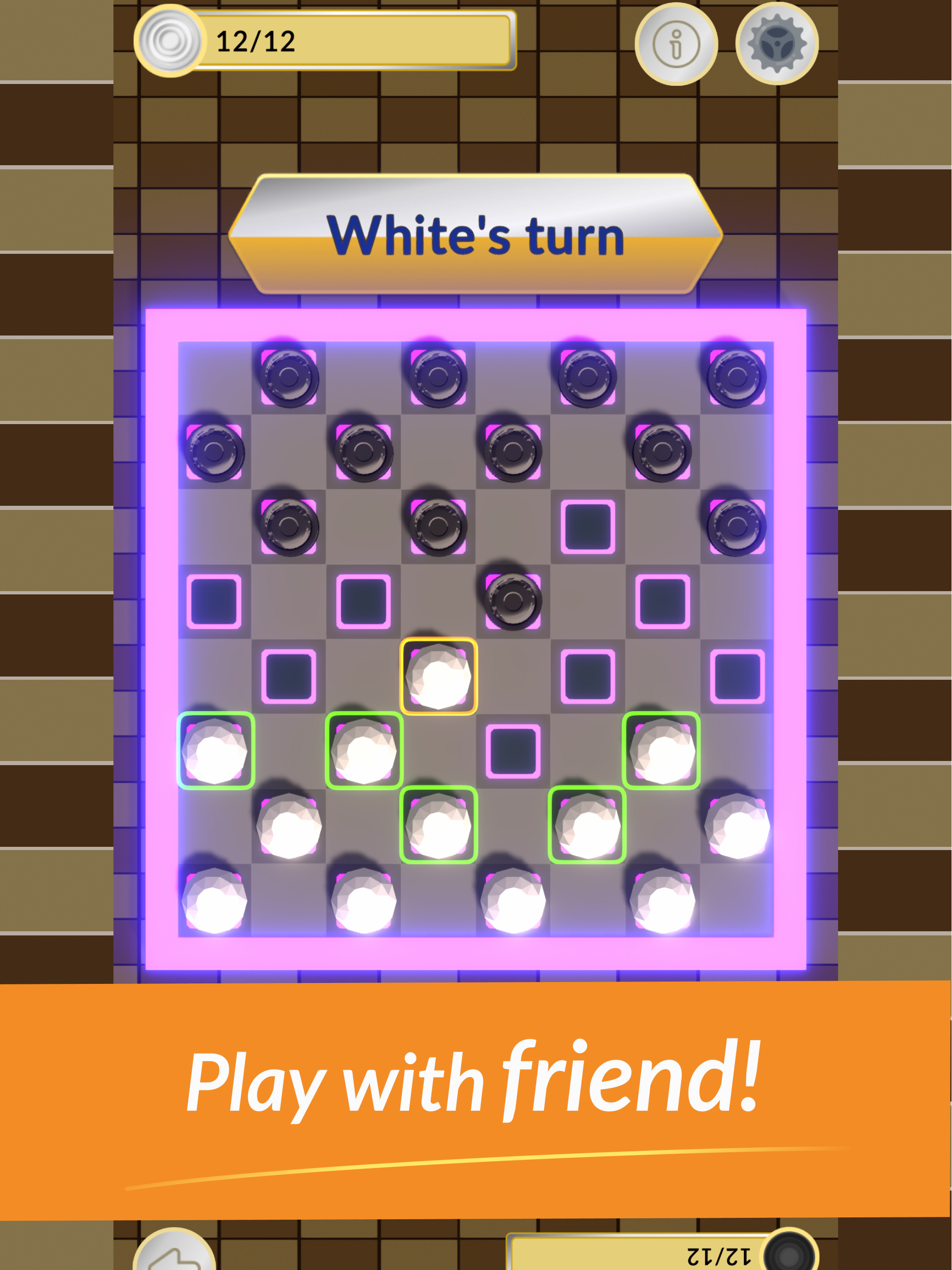 Simple Checkers - Offline screenshot 9