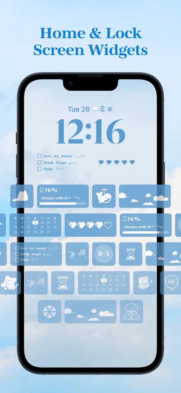 Screenshot #2 pour Photo Widget: Theme Wallpapers