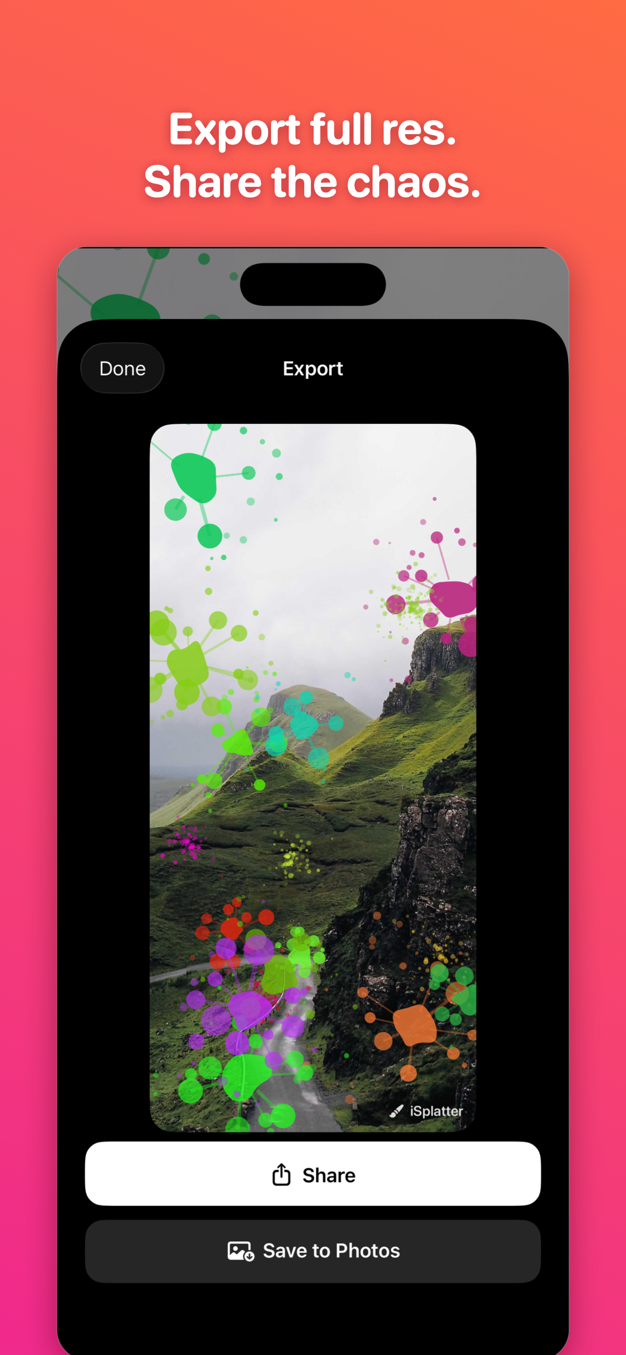 iSplatter: Splatter Paint Art screenshot 7