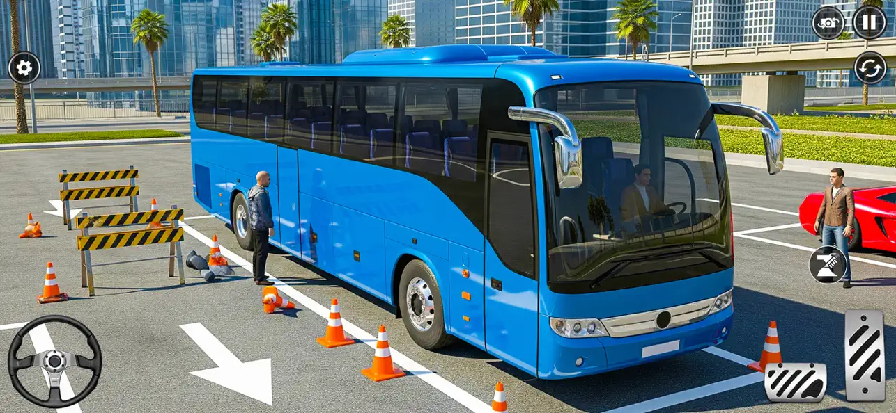 Screenshot #1 pour autobus parking auto-école 3d