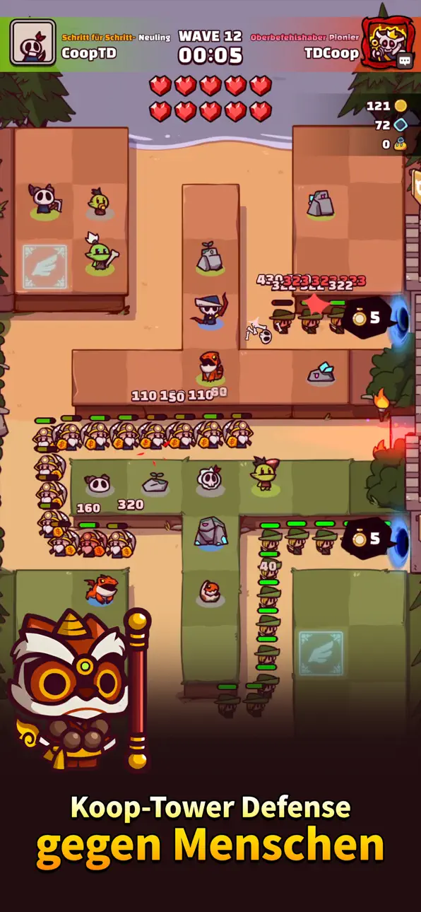 Coop TD: Together iOS Mod IPA screenshot 1 - iOS game interface