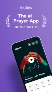 hallow: prayer & meditation iphone screenshot 1