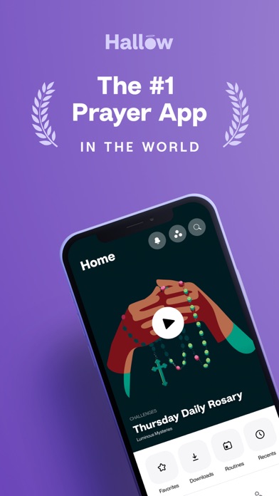 Hallow: Prayer & Meditation Screenshot