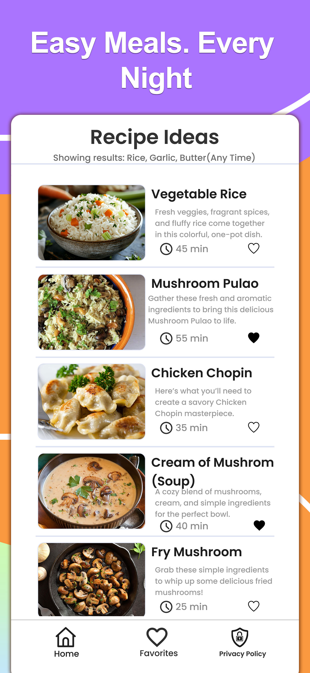 Recipe by Pantry: Meal Planner