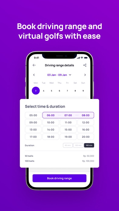 Swing - Golf Booking App Screenshot