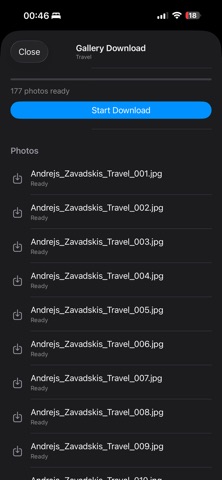 Zavadskis iPhone screenshot