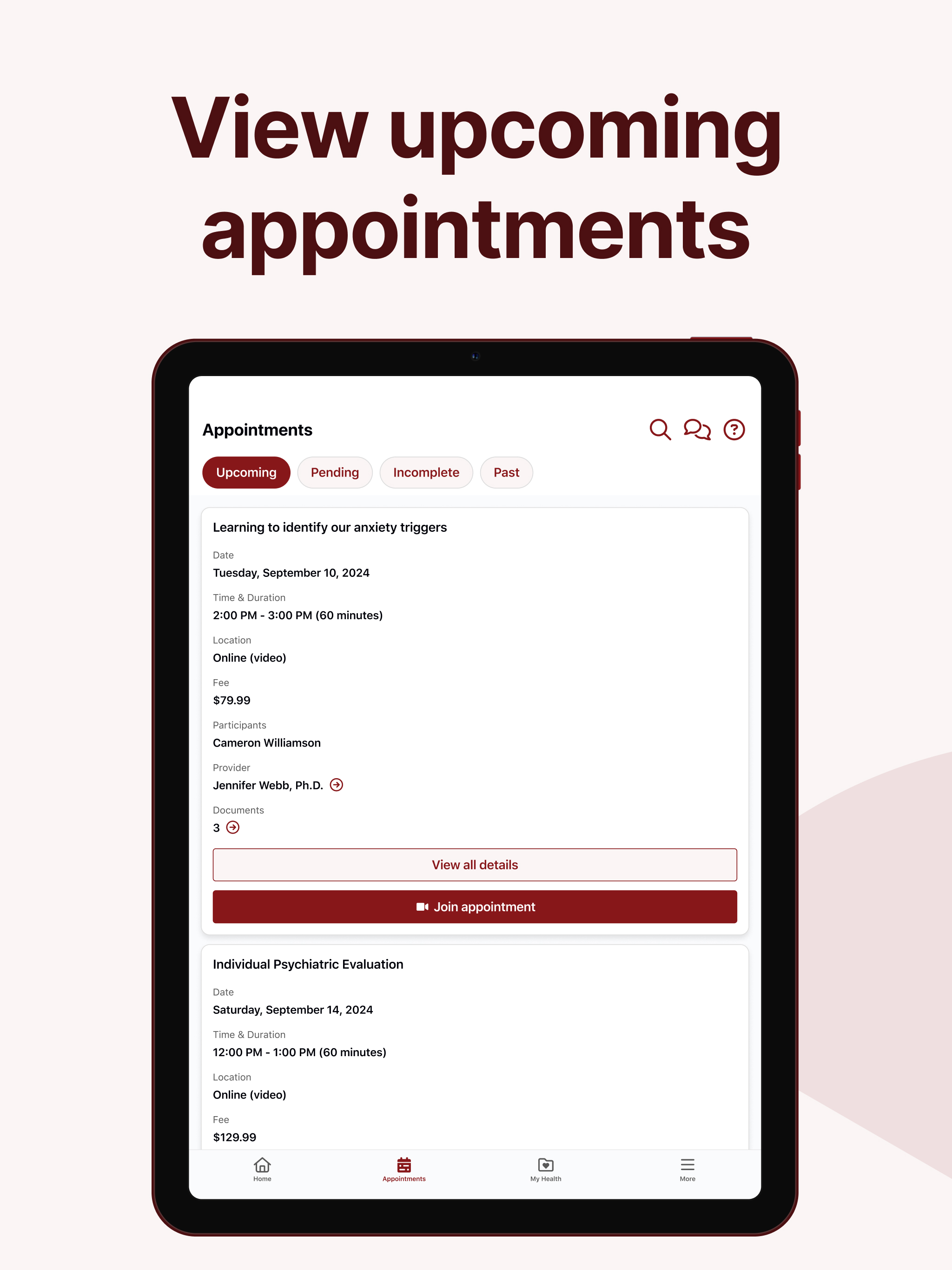 Creative Health Client Portal screenshot 8