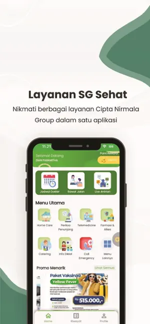 SG Sehat : Health Solutions iPhone screenshot 1