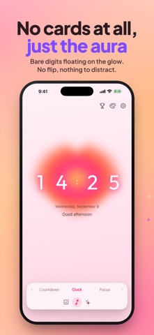 Aesthetic Flip Clock: FlipAura Screenshot 3 of 10