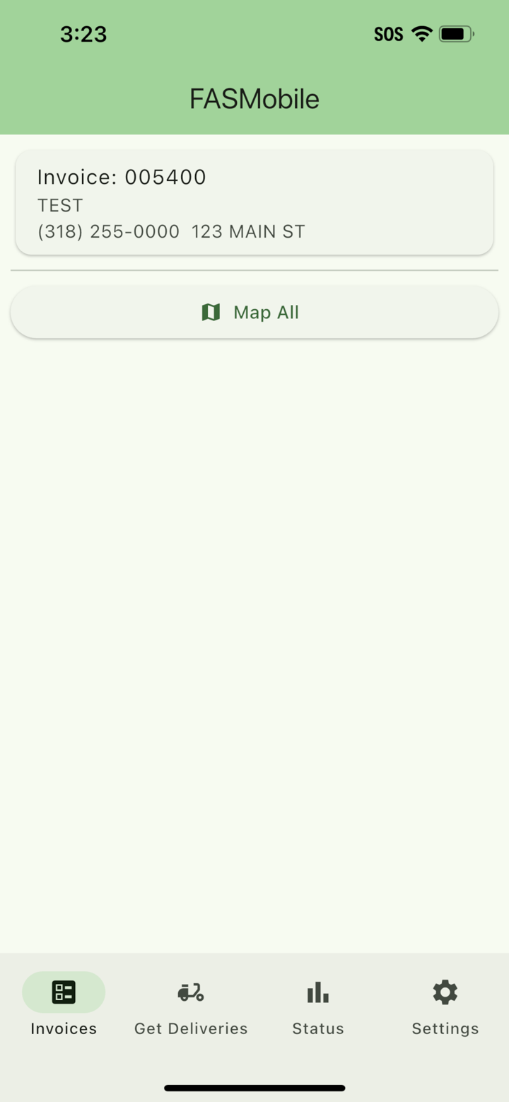 FAS Mobile screenshot 1