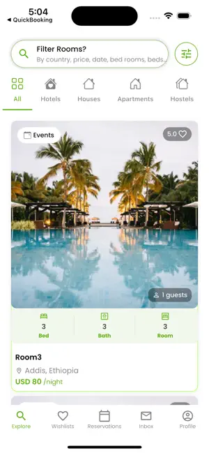 QuickBookings screenshot 2