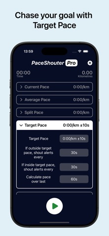 PaceShouter screenshot