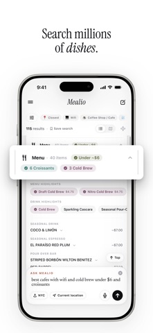 Mealio: Dine Smarter. Screenshot 4 of 6