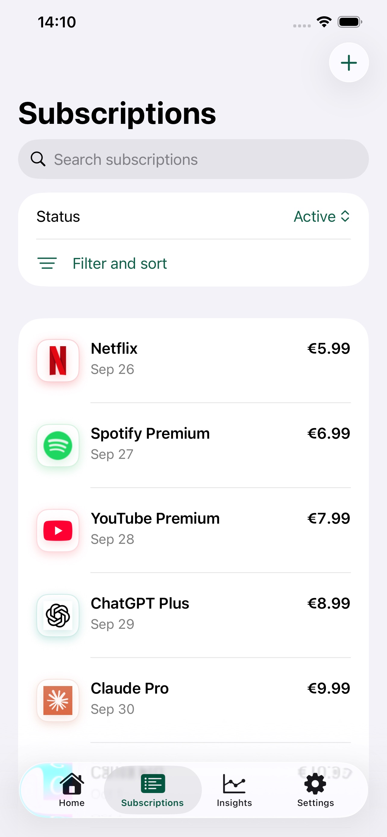 Screenshot 3 of Worth:Subscriptions