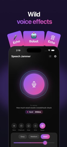 Speech Jammer - Mic Prank iPhone screenshot