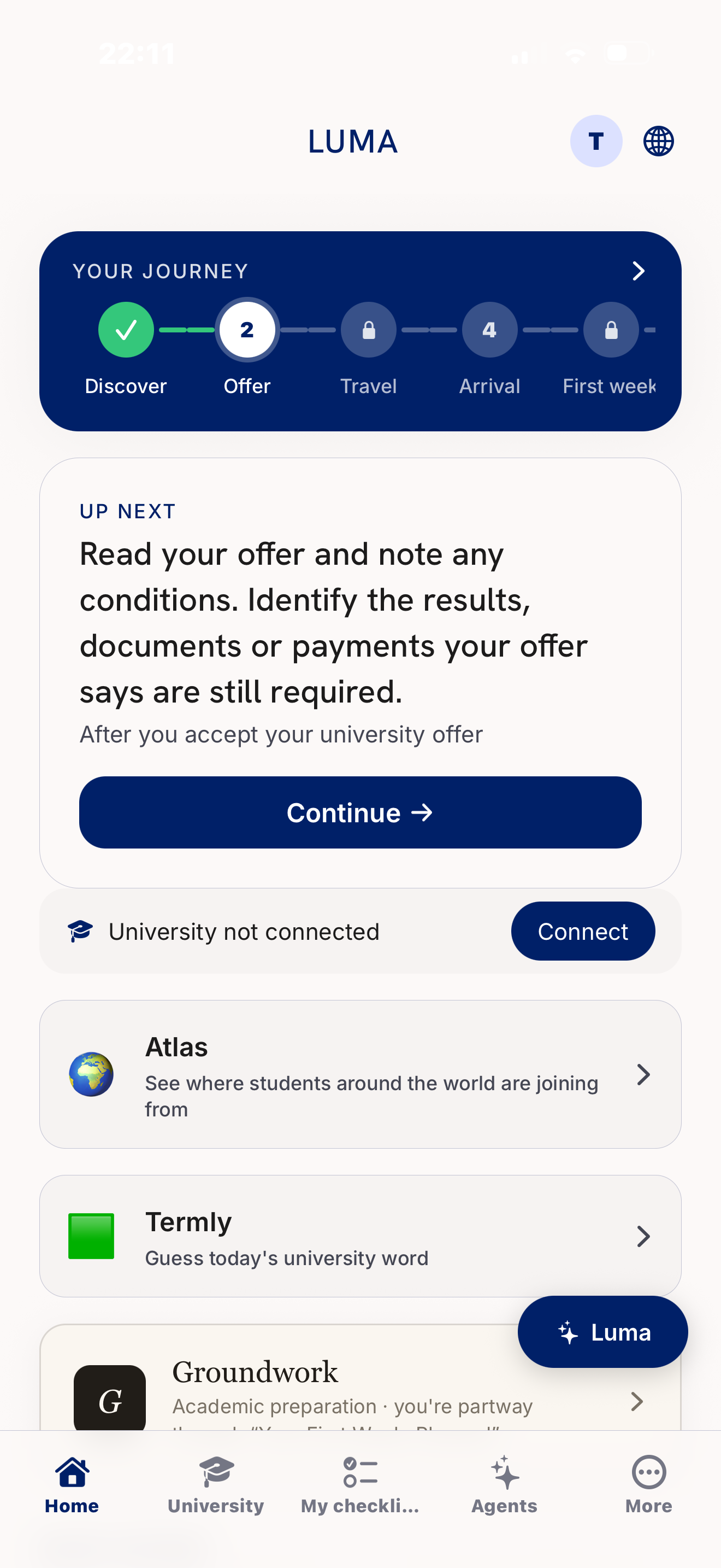 Luma Uni Mentor App screenshot 6