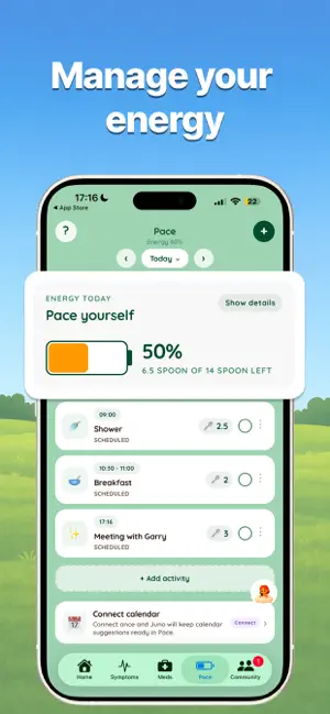 Juno: Chronic Illness Support iPhone screenshot 5
