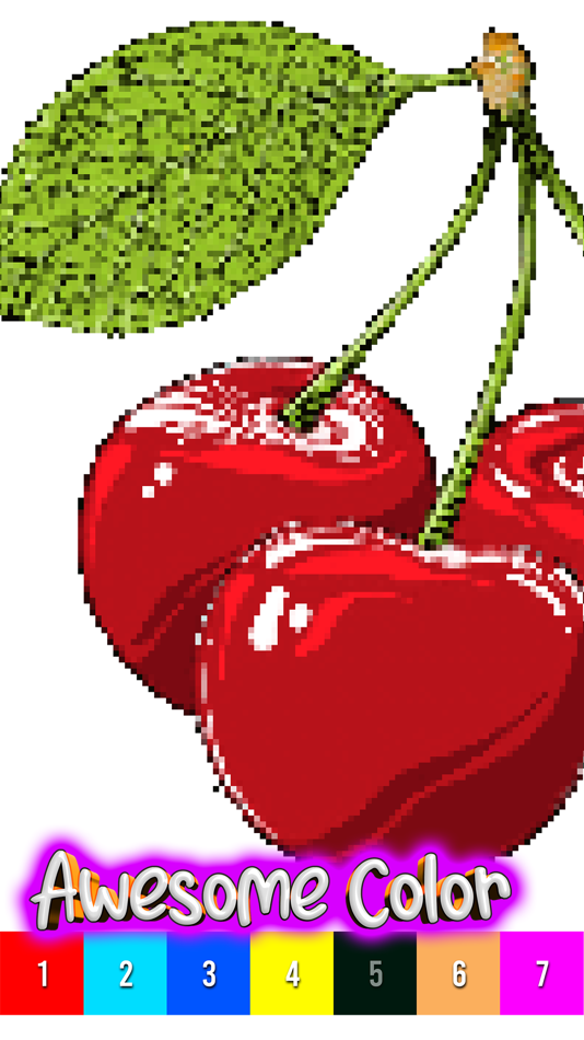 #6. BitColor: Make Art with Pixel (iOS) 由: Nguyen Thanh Nam