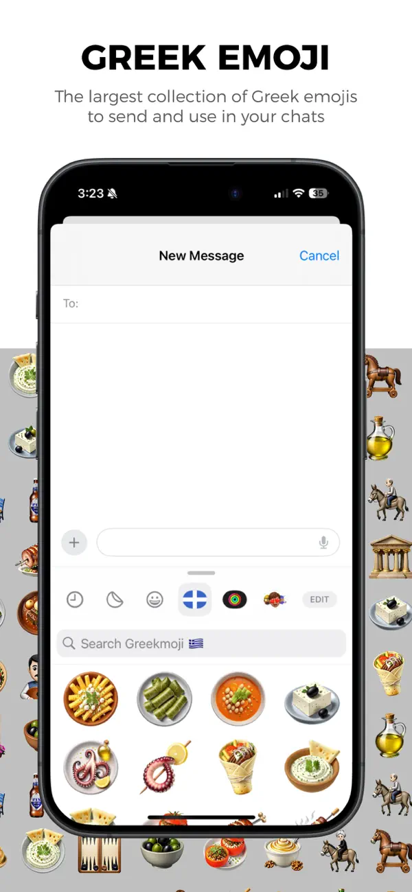Screenshot #1 pour Greekmoji