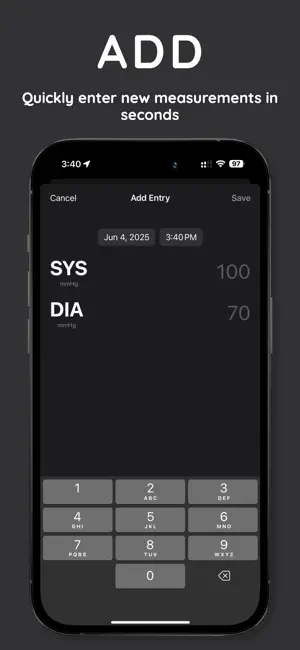 SBPT: Blood Pressure Tracker screenshot 2