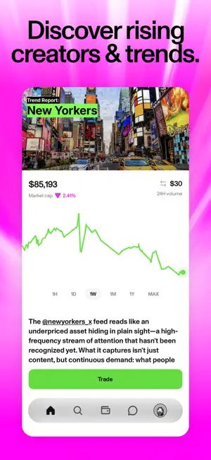 Zora: Post. Discover. Trade. screenshot 2