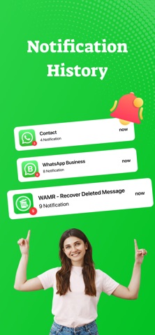 WAMR : Recover Deleted Message iPhone screenshot