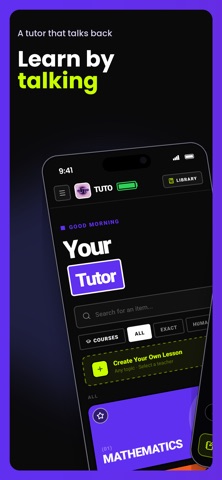 Tuto: AI Voice Tutor Screenshot 1 of 5