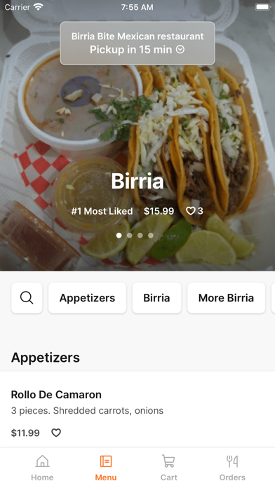 Birria Bite iPhone screenshot 2 - Food & Drink app