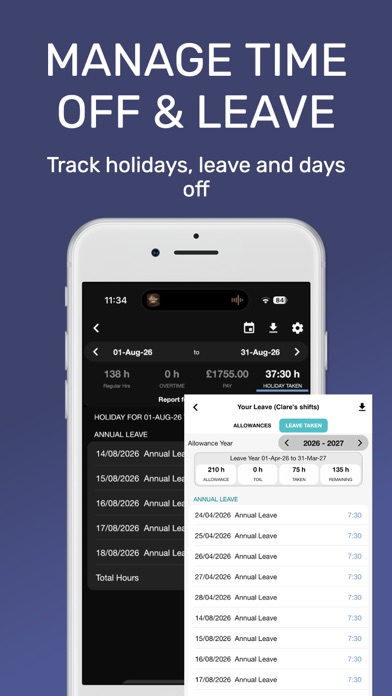 My Shift Planner – Shift Rota iPhone screenshot 6