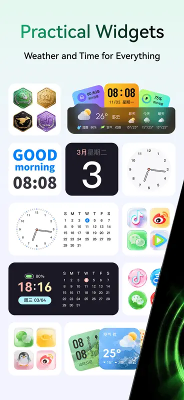iWidget - Live Wallpaper Theme screenshot 7 of 10