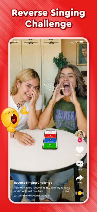Reverse Singing Challenge Fun Screenshot 1 of 7