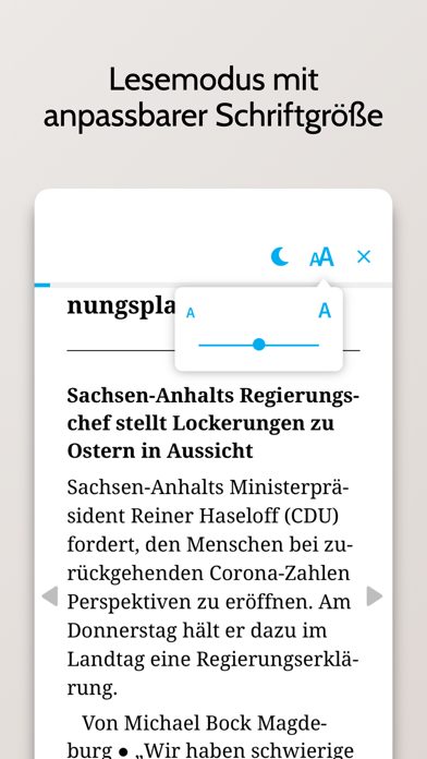 Volksstimme E-Paper Screenshot