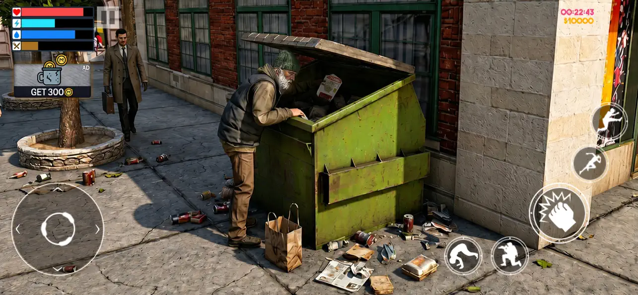 Screenshot #2 pour Sans-abri: survie monde ouvert