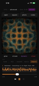 Cymatica: Music Visualizer screenshot