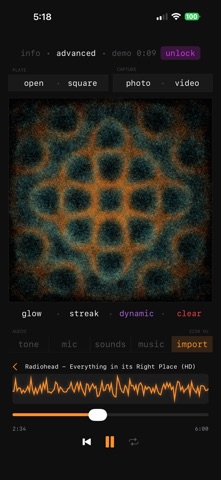 Cymatica：音乐可视化 screenshot