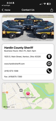 Hardin County Sheriff Ohio Screenshot 2 of 3