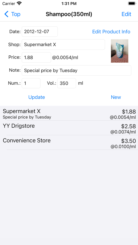 #2. My Rock-Bottom Price List (iOS) By: Hitohana Kobo