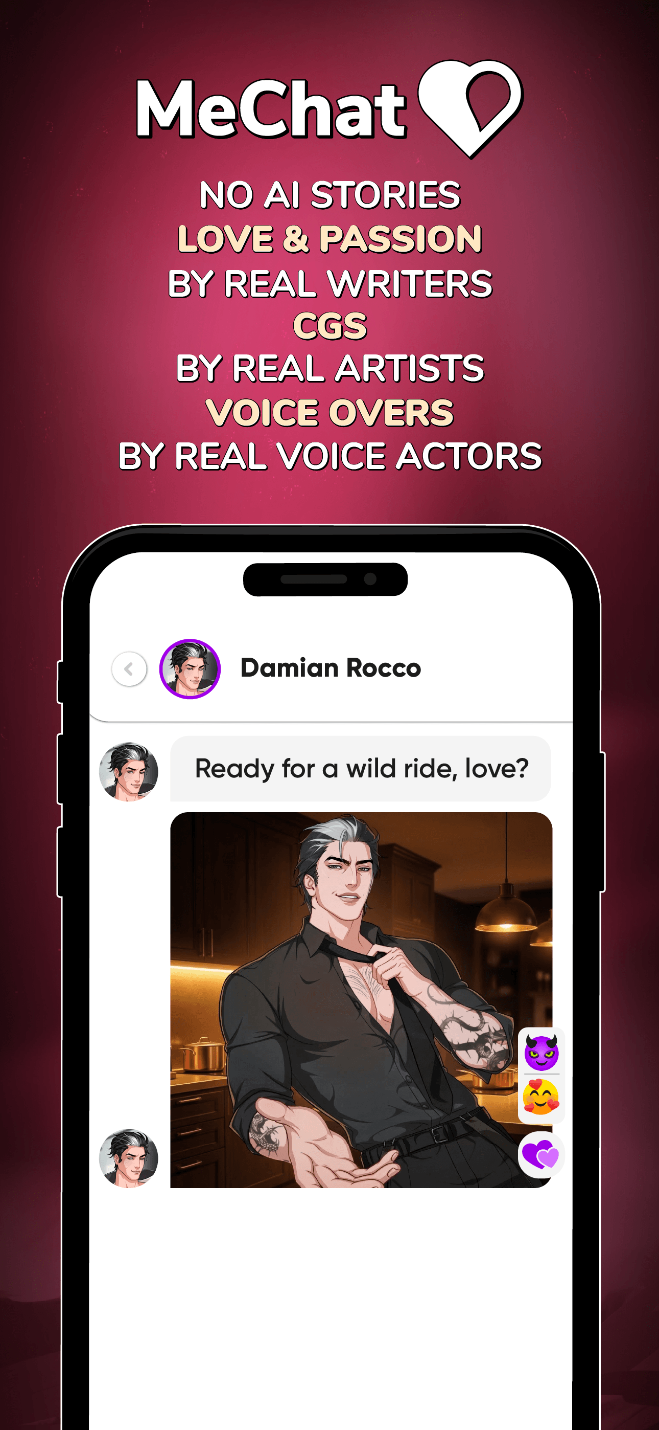 MeChat - Interactive Stories